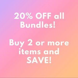 20% off all Bundles!